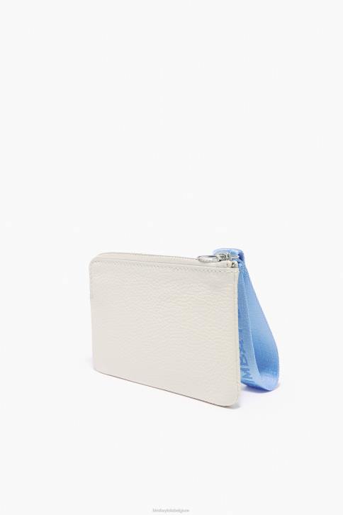 lederen gebogen portemonnee Bimba Y Lola wit accessoires 4HDL1048