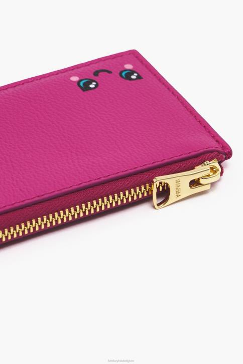 lederen rechthoekige portemonnee Bimba Y Lola fuchsia accessoires 4HDL996