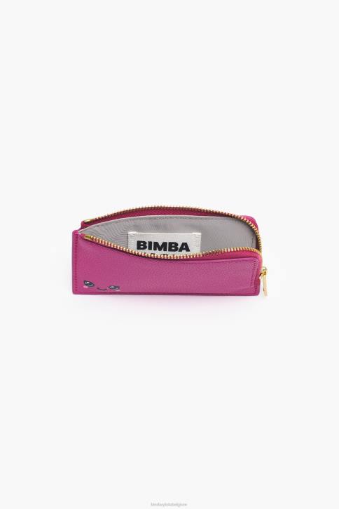 lederen rechthoekige portemonnee Bimba Y Lola fuchsia accessoires 4HDL996