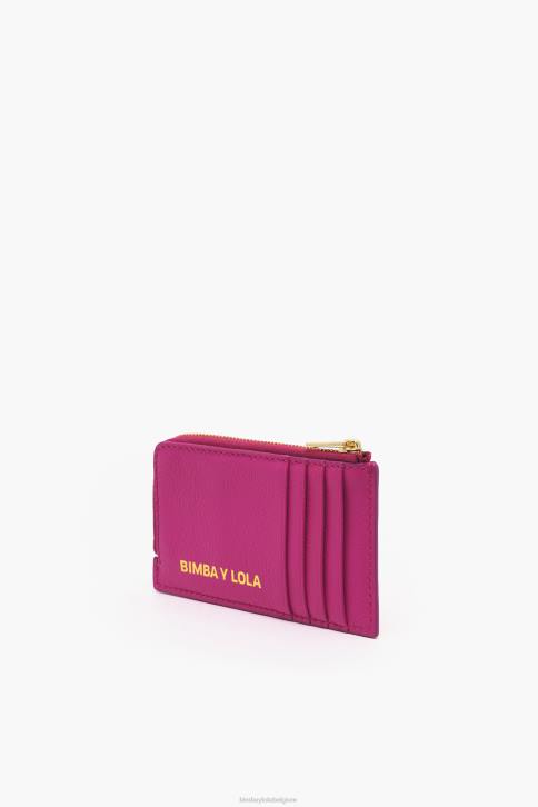 lederen rechthoekige portemonnee Bimba Y Lola fuchsia accessoires 4HDL996