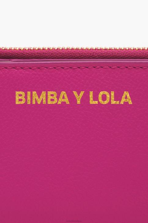 lederen rechthoekige portemonnee Bimba Y Lola fuchsia accessoires 4HDL999