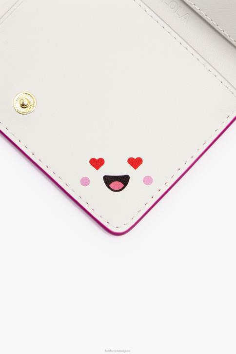lederen rechthoekige portemonnee Bimba Y Lola fuchsia accessoires 4HDL999