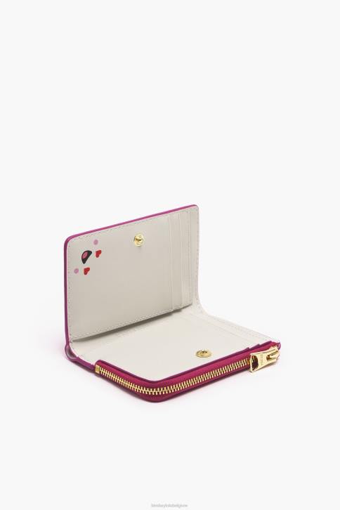 lederen rechthoekige portemonnee Bimba Y Lola fuchsia accessoires 4HDL999
