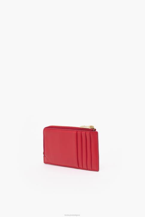 lederen rechthoekige portemonnee Bimba Y Lola rood accessoires 4HDL1024