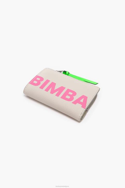 lederen rechthoekige portemonnee Bimba Y Lola wit accessoires 4HDL1000