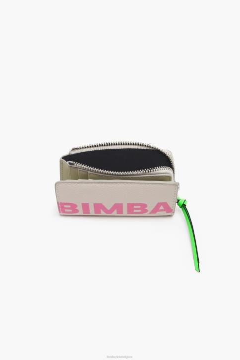 lederen rechthoekige portemonnee Bimba Y Lola wit accessoires 4HDL1000