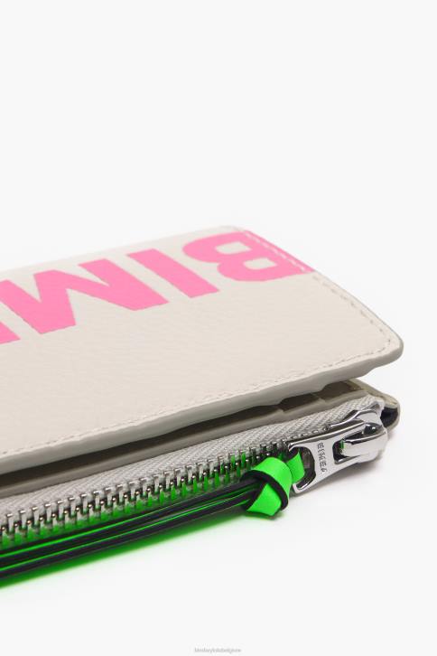 lederen rechthoekige portemonnee Bimba Y Lola wit accessoires 4HDL1000