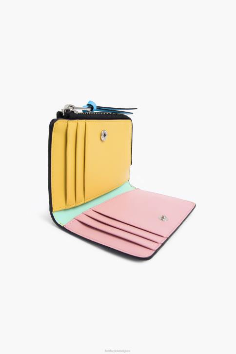 lederen rechthoekige portemonnee Bimba Y Lola zwart accessoires 4HDL1001