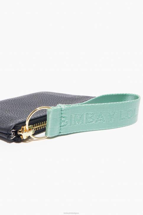 lederen rechthoekige portemonnee Bimba Y Lola zwart accessoires 4HDL1047