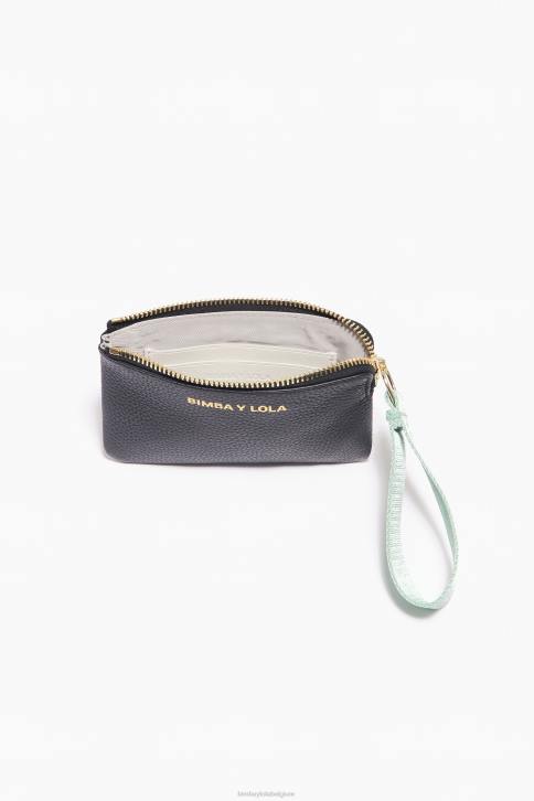 lederen rechthoekige portemonnee Bimba Y Lola zwart accessoires 4HDL1047
