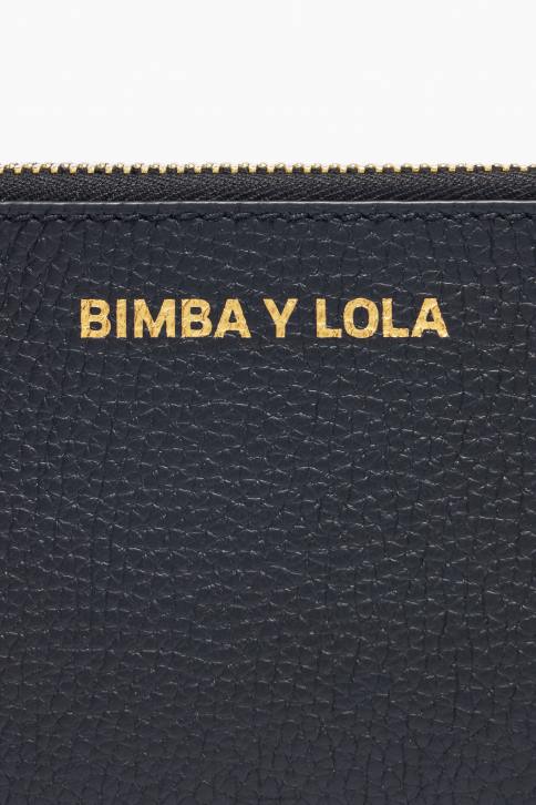 lederen rechthoekige portemonnee Bimba Y Lola zwart accessoires 4HDL1047