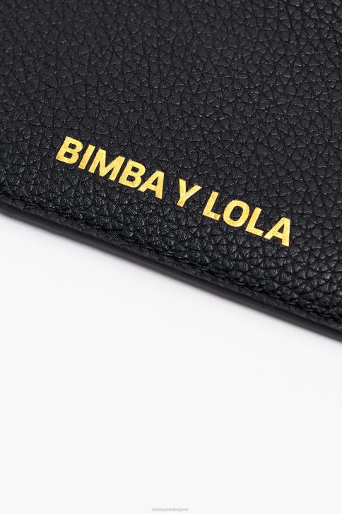 lederen rechthoekige portemonnee Bimba Y Lola zwart accessoires 4HDL987