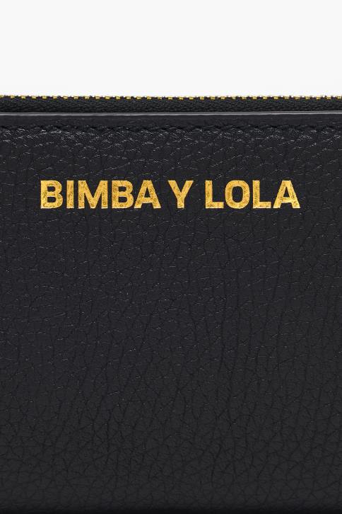lederen rechthoekige portemonnee Bimba Y Lola zwart accessoires 4HDL989