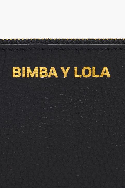 lederen rechthoekige portemonnee Bimba Y Lola zwart accessoires 4HDL991
