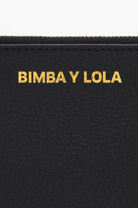 lederen rechthoekige portemonnee Bimba Y Lola zwart accessoires 4HDL993