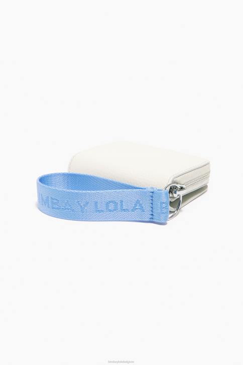 lederen tasje Bimba Y Lola wit accessoires 4HDL1046