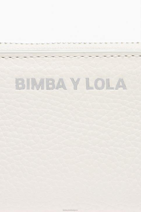 lederen tasje Bimba Y Lola wit accessoires 4HDL1046