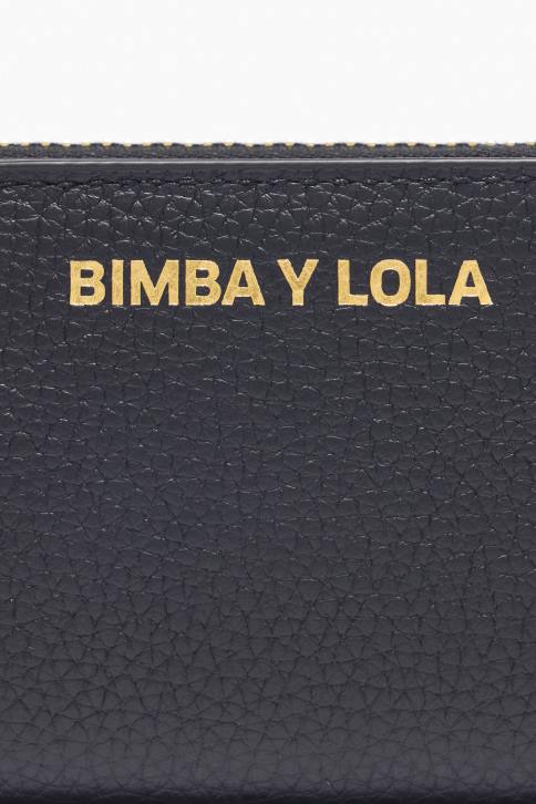 lederen tasje Bimba Y Lola zwart accessoires 4HDL1045