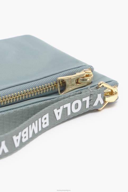 nylon dubbele portemonnee Bimba Y Lola aquamarijn accessoires 4HDL978