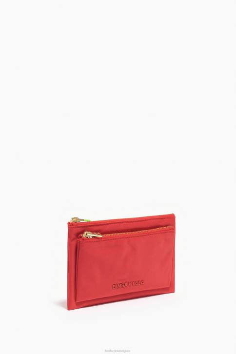 nylon dubbele portemonnee Bimba Y Lola rood accessoires 4HDL1054