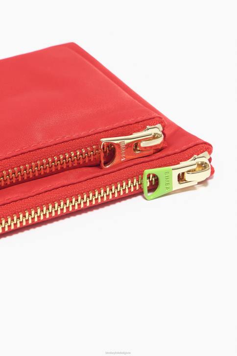 nylon dubbele portemonnee Bimba Y Lola rood accessoires 4HDL1054