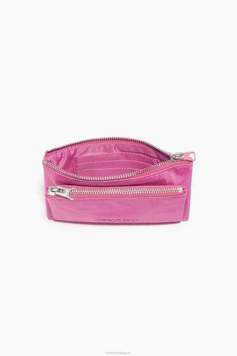 nylon dubbele portemonnee Bimba Y Lola roze accessoires 4HDL1056