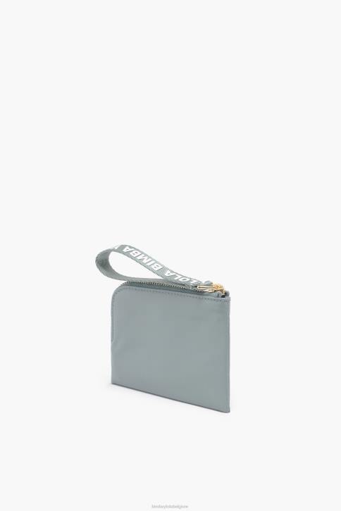 nylon gebogen portemonnee Bimba Y Lola aquamarijn accessoires 4HDL980
