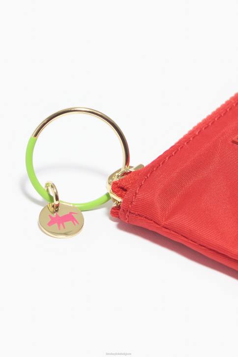 nylon gebogen portemonnee Bimba Y Lola rood accessoires 4HDL1064