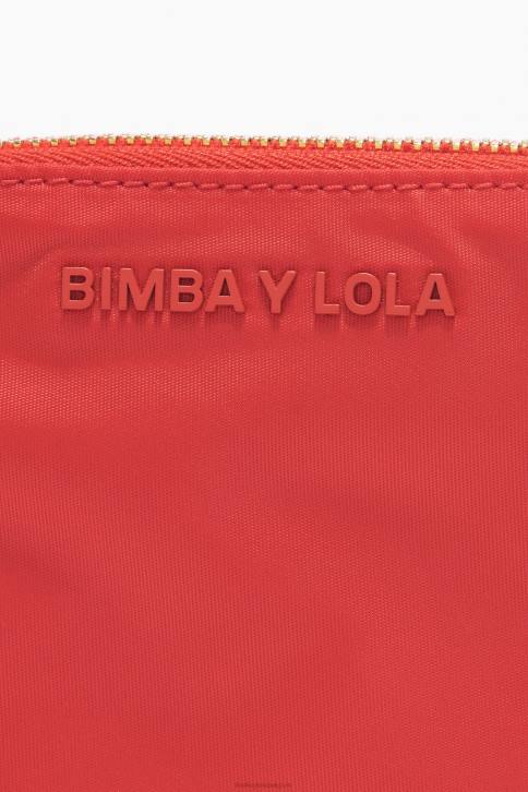 nylon gebogen portemonnee Bimba Y Lola rood accessoires 4HDL1064