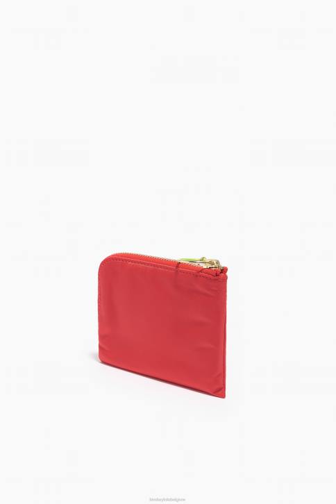 nylon gebogen portemonnee Bimba Y Lola rood accessoires 4HDL1064