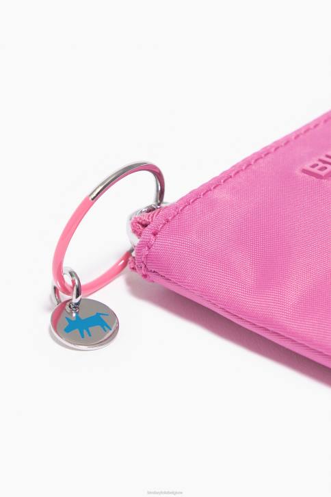 nylon gebogen portemonnee Bimba Y Lola roze accessoires 4HDL1063