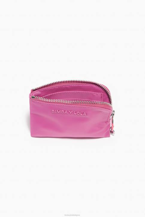 nylon gebogen portemonnee Bimba Y Lola roze accessoires 4HDL1063