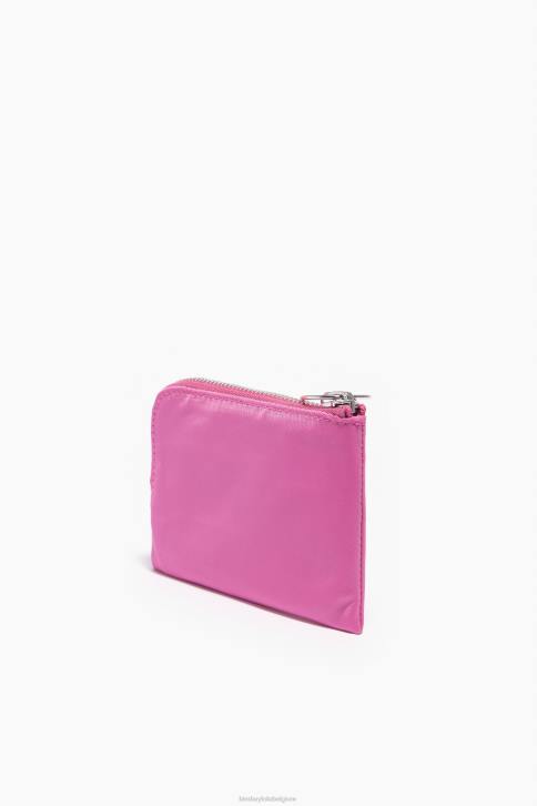 nylon gebogen portemonnee Bimba Y Lola roze accessoires 4HDL1063