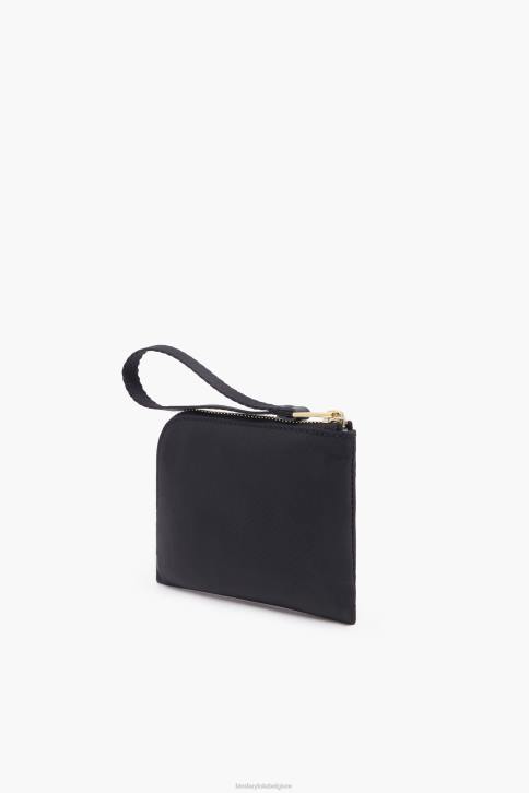 nylon gebogen portemonnee Bimba Y Lola zwart accessoires 4HDL1031