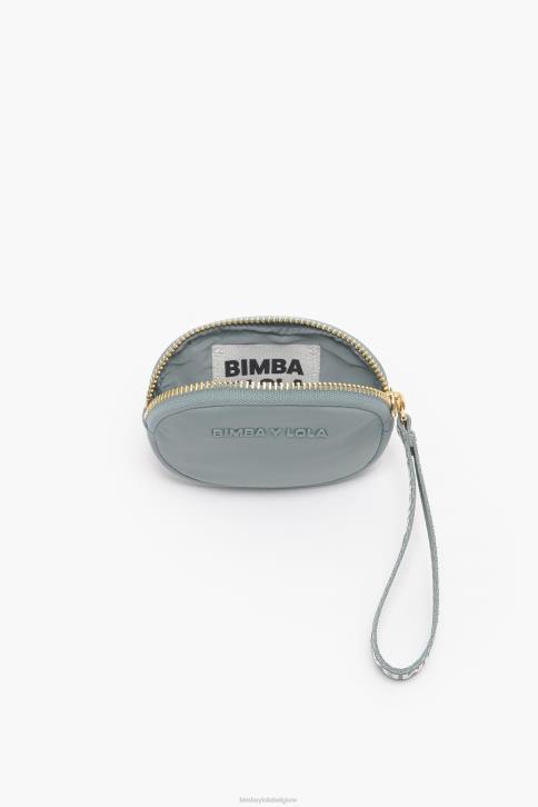 nylon ovale portemonnee Bimba Y Lola aquamarijn accessoires 4HDL976