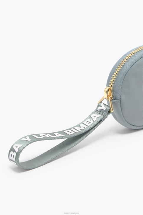 nylon ovale portemonnee Bimba Y Lola aquamarijn accessoires 4HDL976