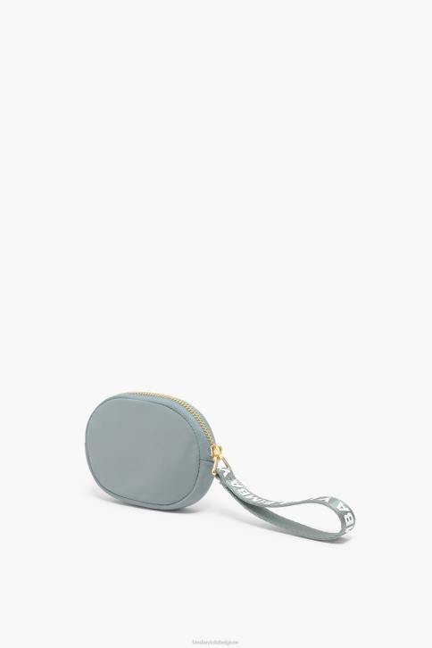 nylon ovale portemonnee Bimba Y Lola aquamarijn accessoires 4HDL976