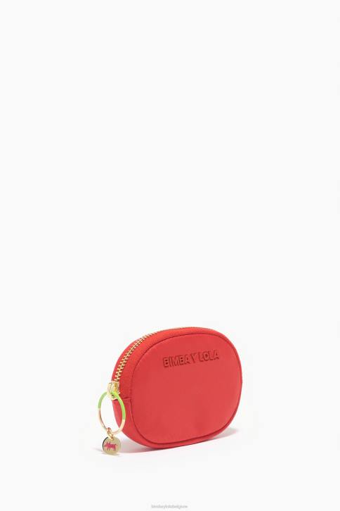 nylon ovale portemonnee Bimba Y Lola rood accessoires 4HDL1060