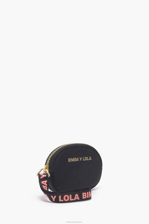 nylon ovale portemonnee Bimba Y Lola zwart accessoires 4HDL1015