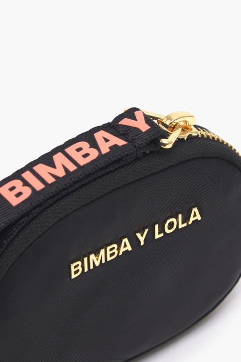 nylon ovale portemonnee Bimba Y Lola zwart accessoires 4HDL1015