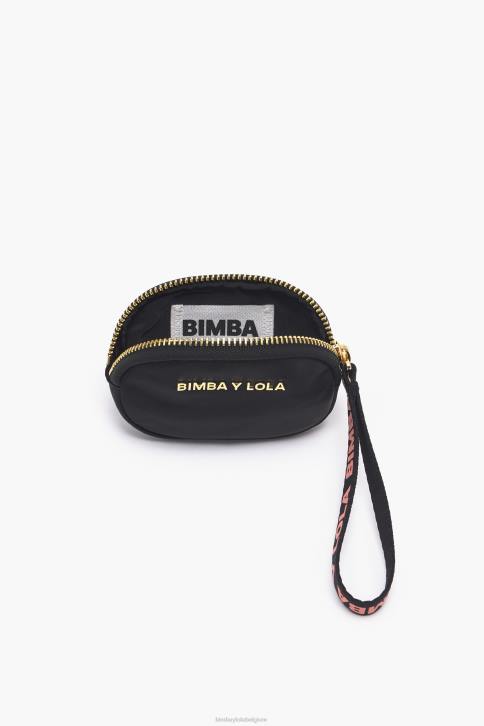 nylon ovale portemonnee Bimba Y Lola zwart accessoires 4HDL1015