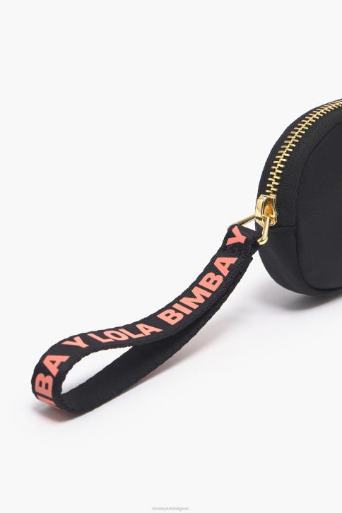 nylon ovale portemonnee Bimba Y Lola zwart accessoires 4HDL1015