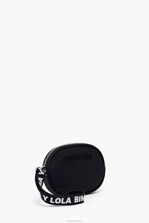nylon ovale portemonnee Bimba Y Lola zwart accessoires 4HDL1016
