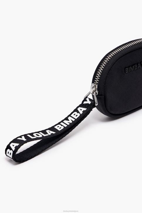 nylon ovale portemonnee Bimba Y Lola zwart accessoires 4HDL1016