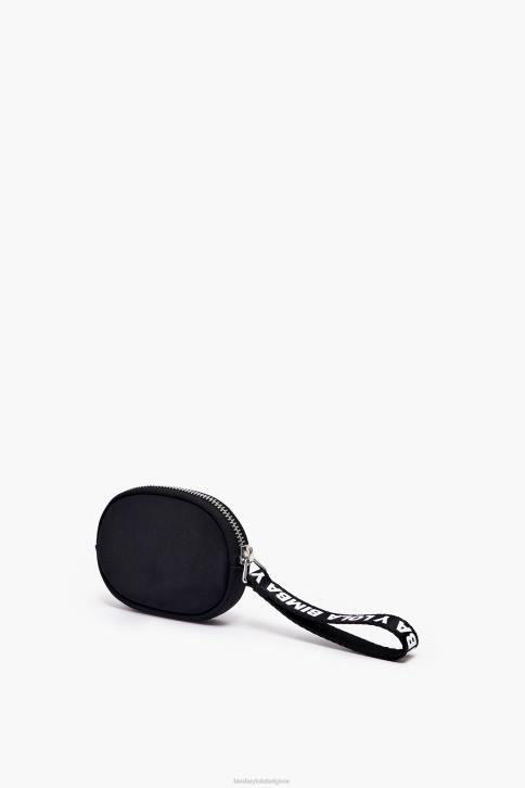 nylon ovale portemonnee Bimba Y Lola zwart accessoires 4HDL1016