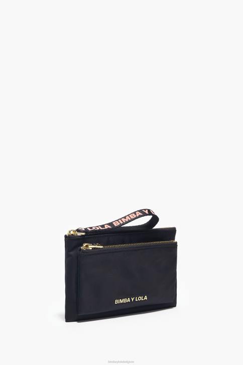 nylon portemonnee Bimba Y Lola zwart accessoires 4HDL1017