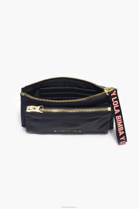 nylon portemonnee Bimba Y Lola zwart accessoires 4HDL1017