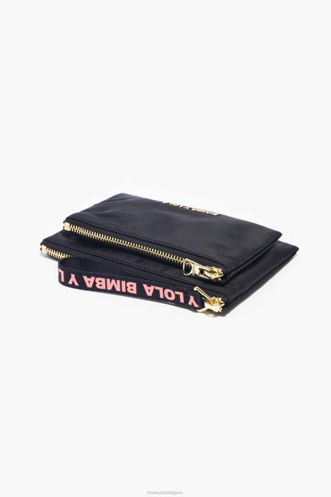 nylon portemonnee Bimba Y Lola zwart accessoires 4HDL1017