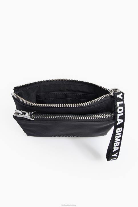 nylon portemonnee Bimba Y Lola zwart accessoires 4HDL1018