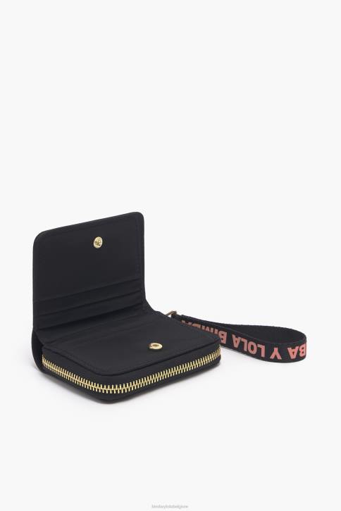nylon rechthoekige portemonnee Bimba Y Lola zwart accessoires 4HDL1022